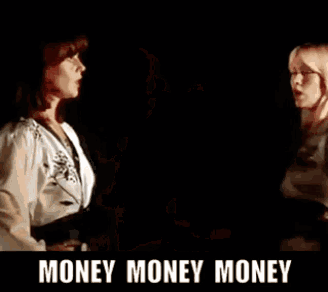image anim&eacute;e de la chanson "money" du groupe ABBA